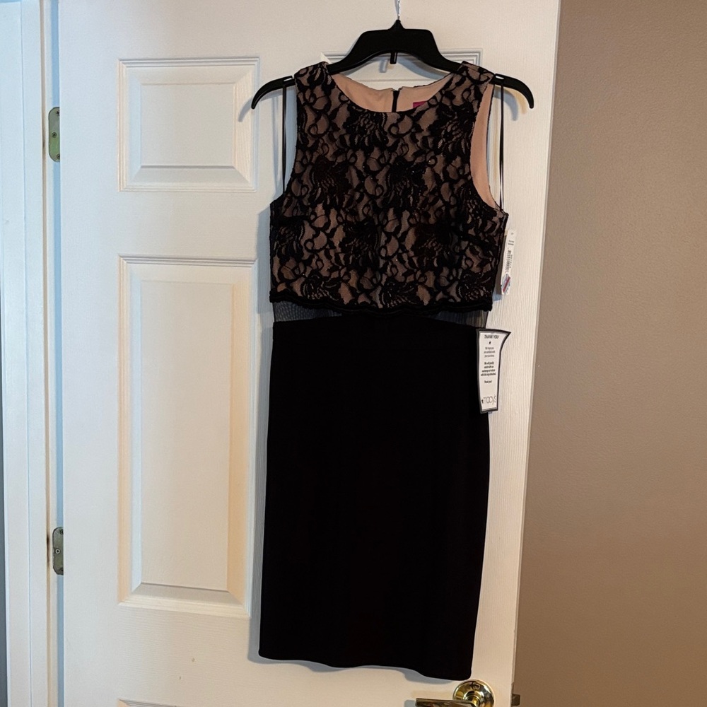 Elegant Black Lace Dress